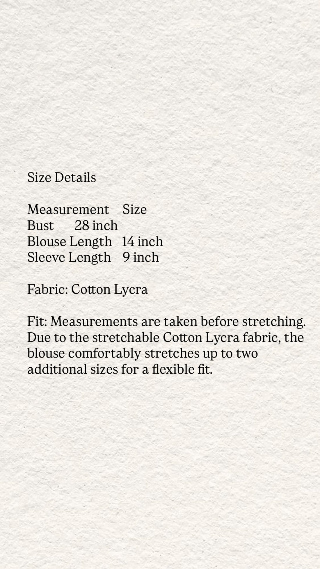 Kalamkari Ajrak printed stretchable blouse L
