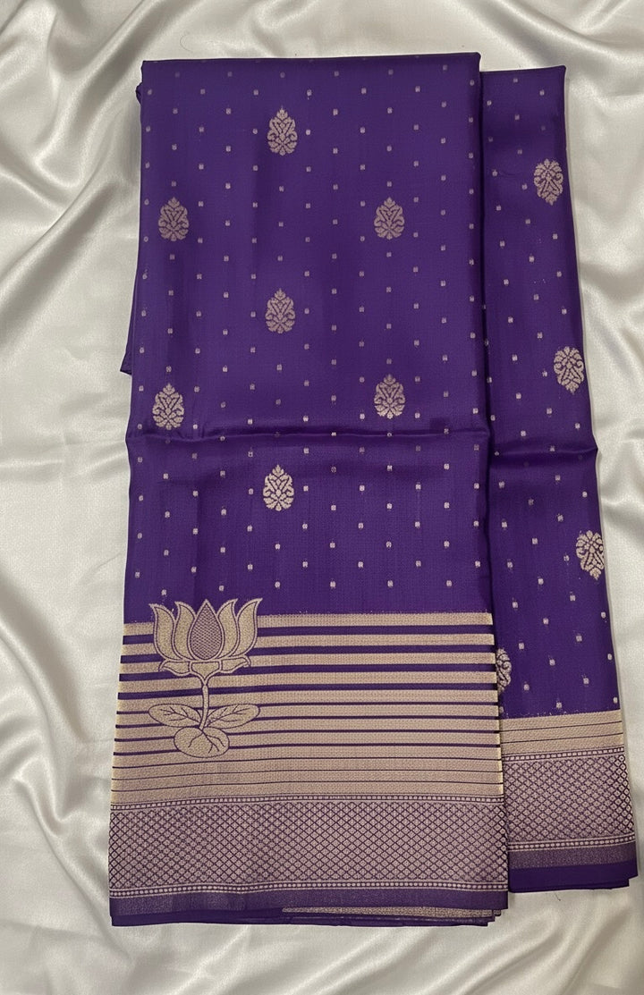 Semi Banarasi soft silk