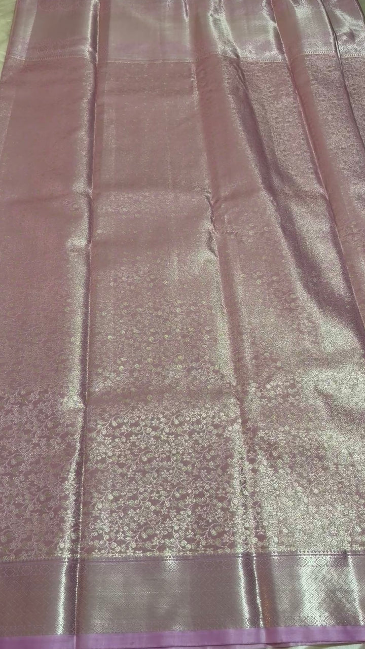 Semi tissue Kanchipuram saree