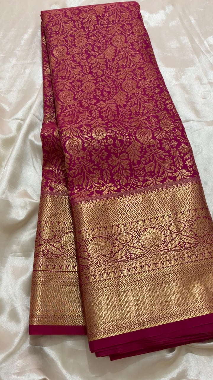 Semi tissue Kanchipuram saree