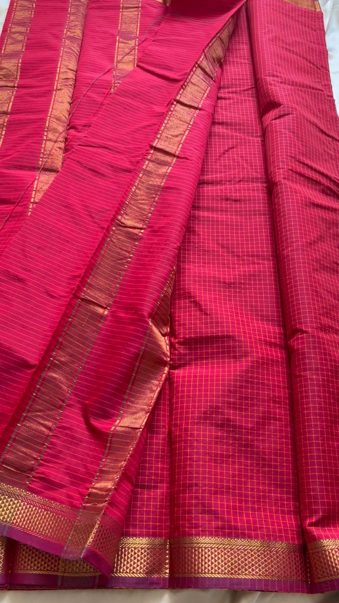 Checked cotton
