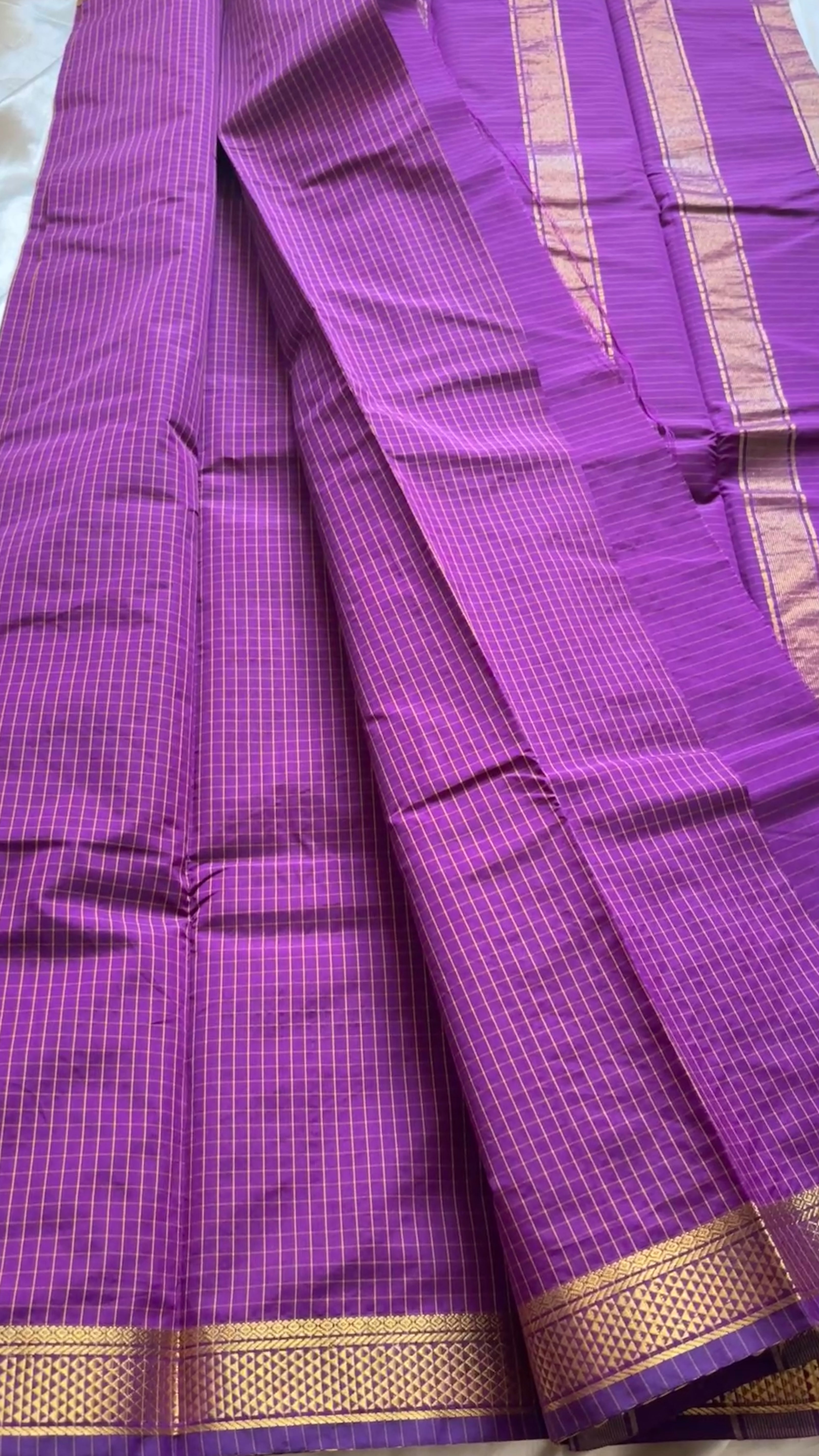 Checked cotton