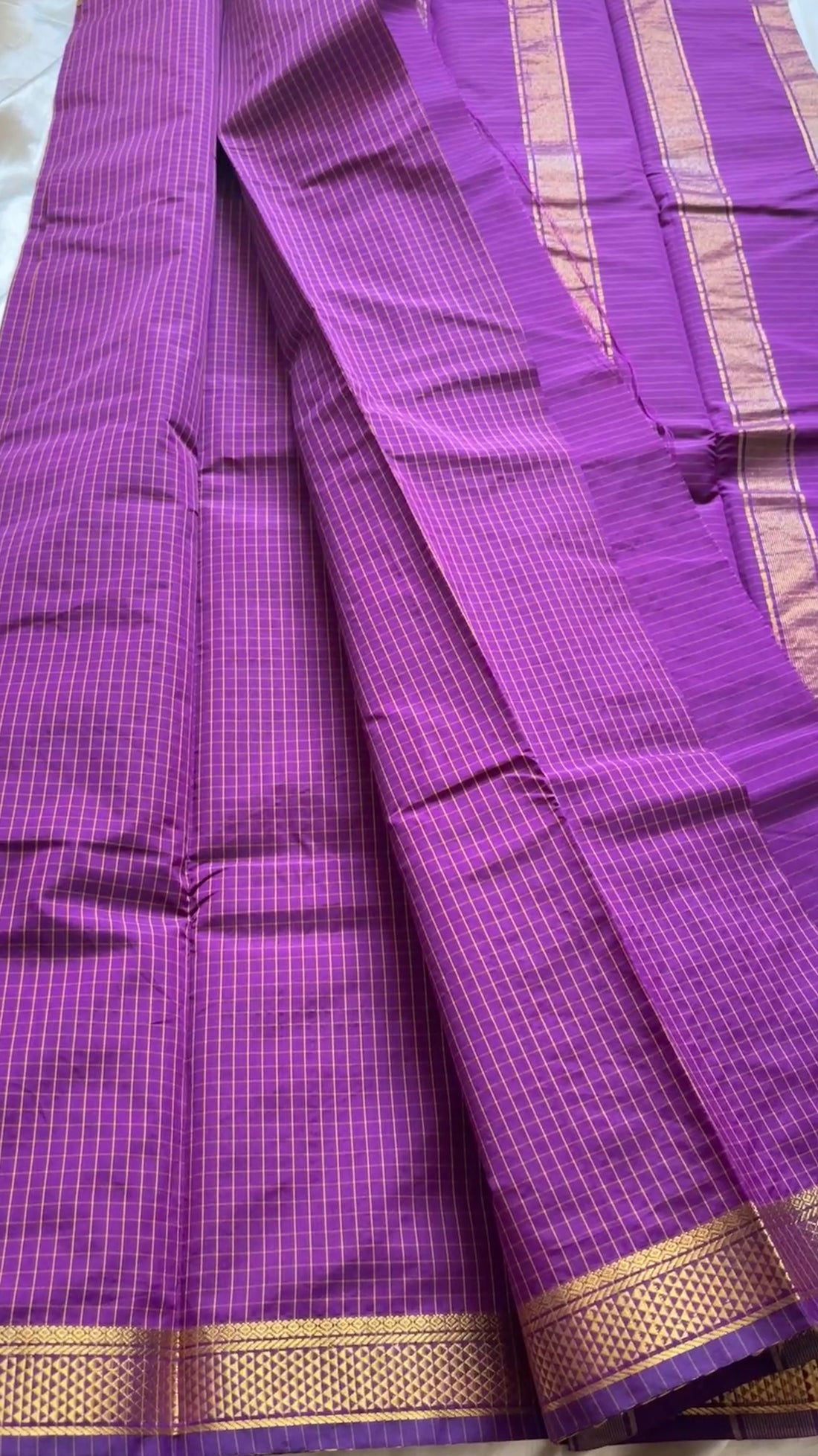 Checked cotton