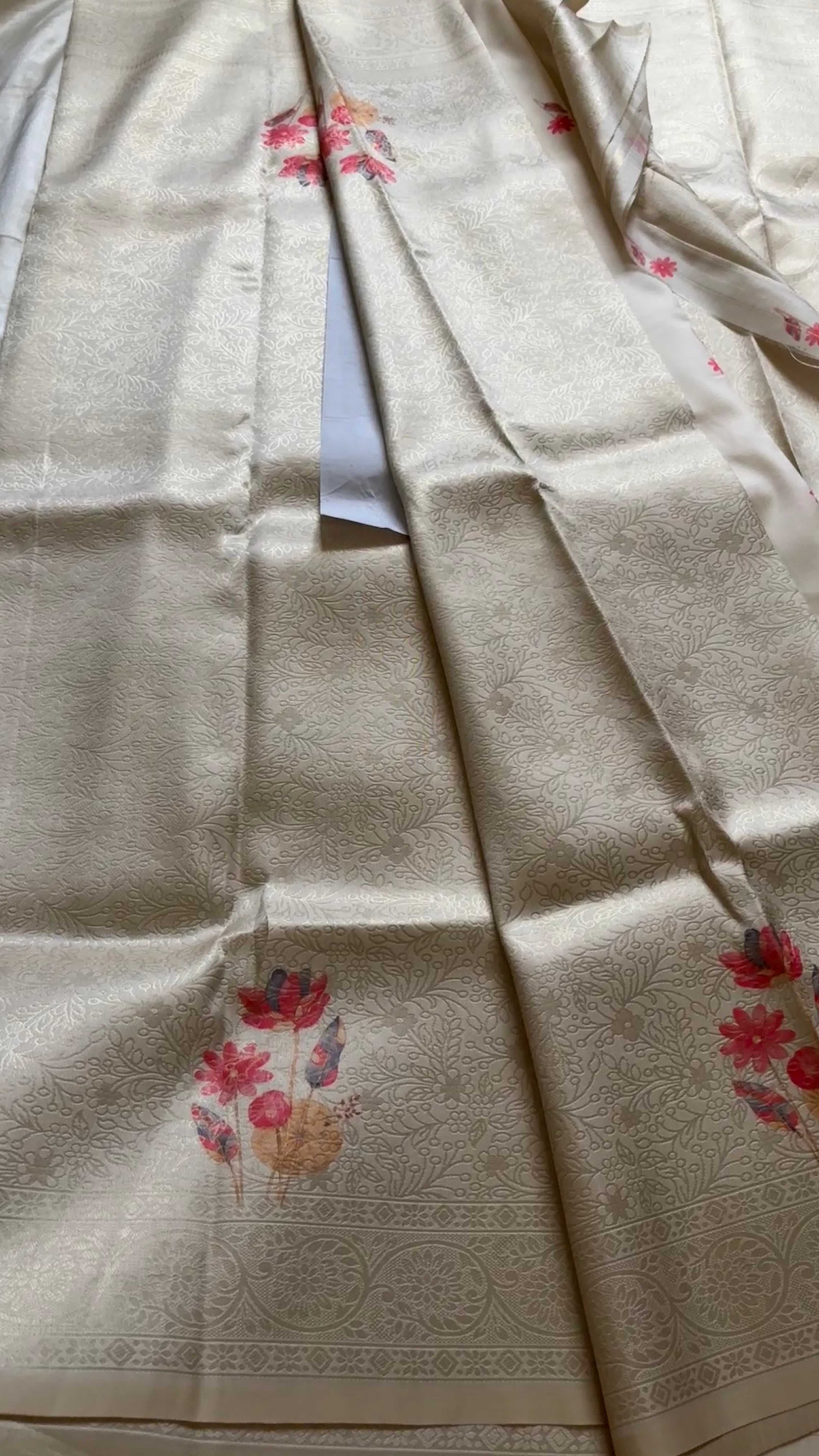 Soft silk with digital print