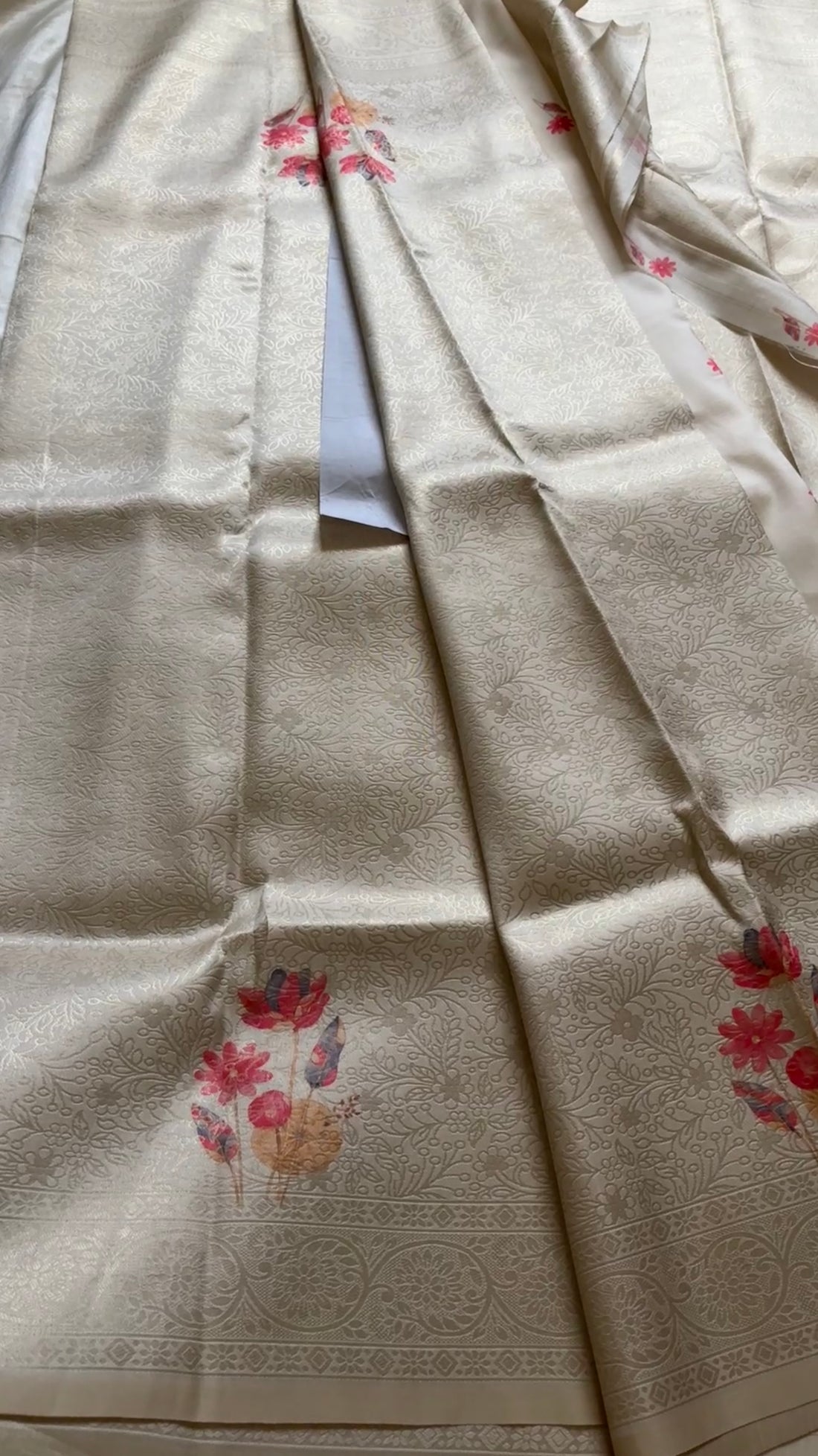 Soft silk with digital print