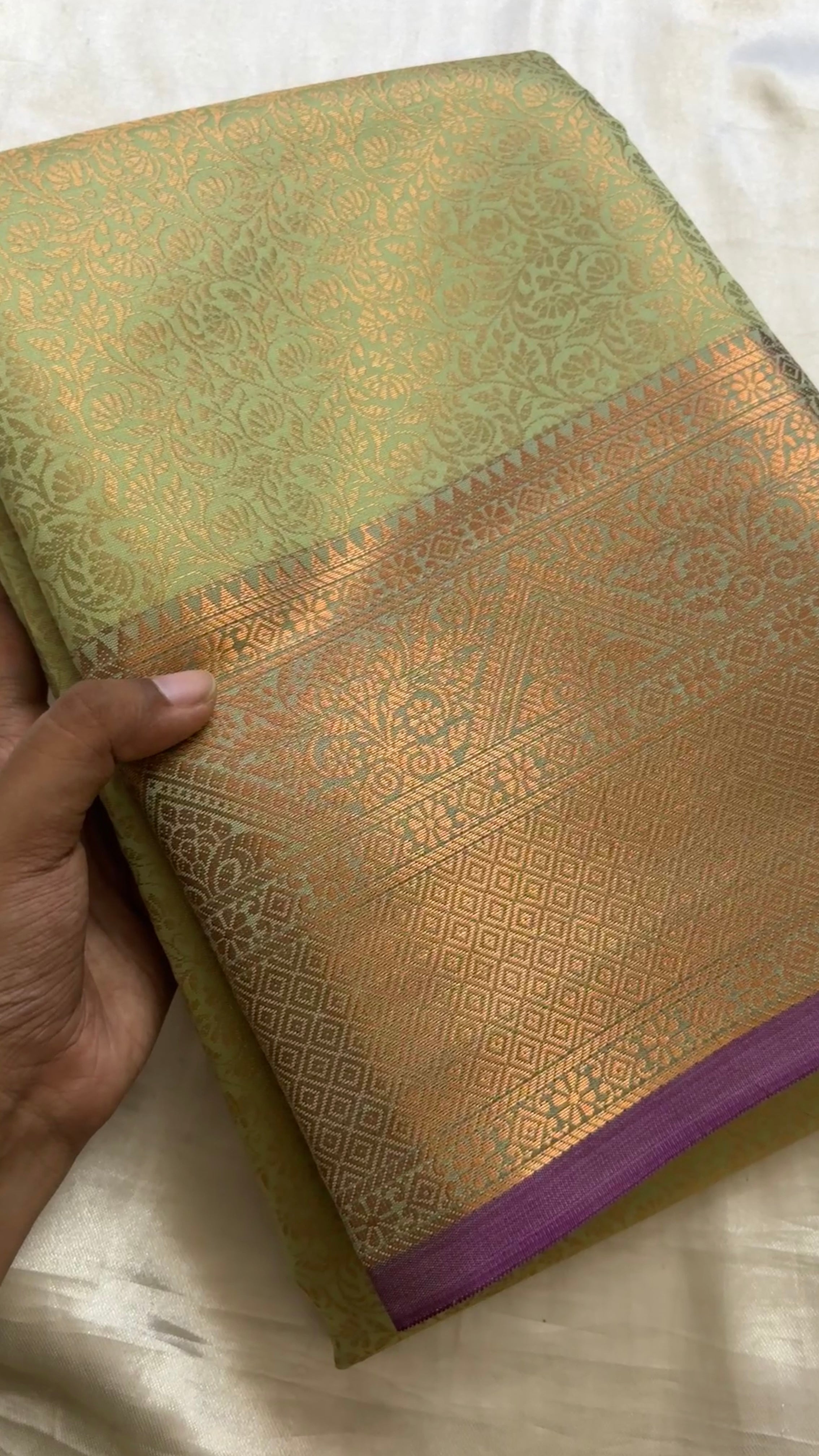 Brocade soft silk KR55