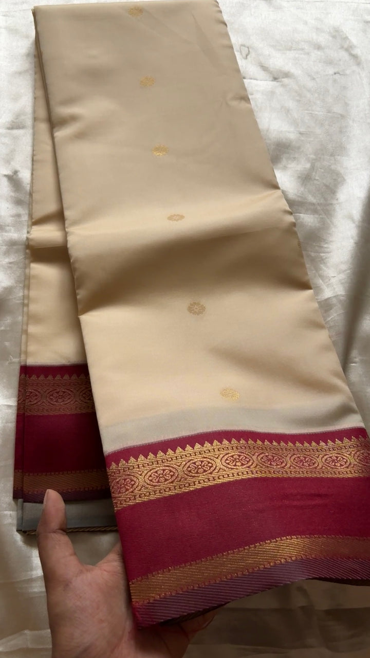 semi soft silk with retta patta border kr 146