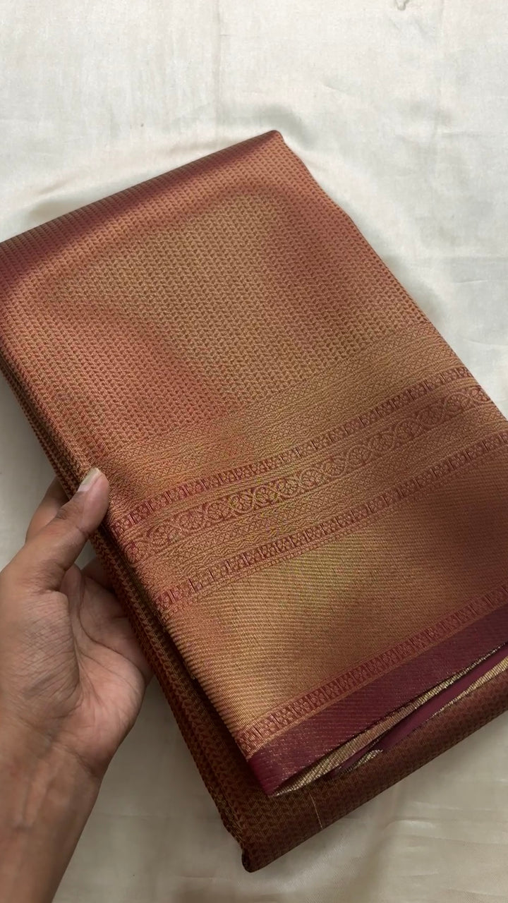 Semi brocade soft Silk KR110