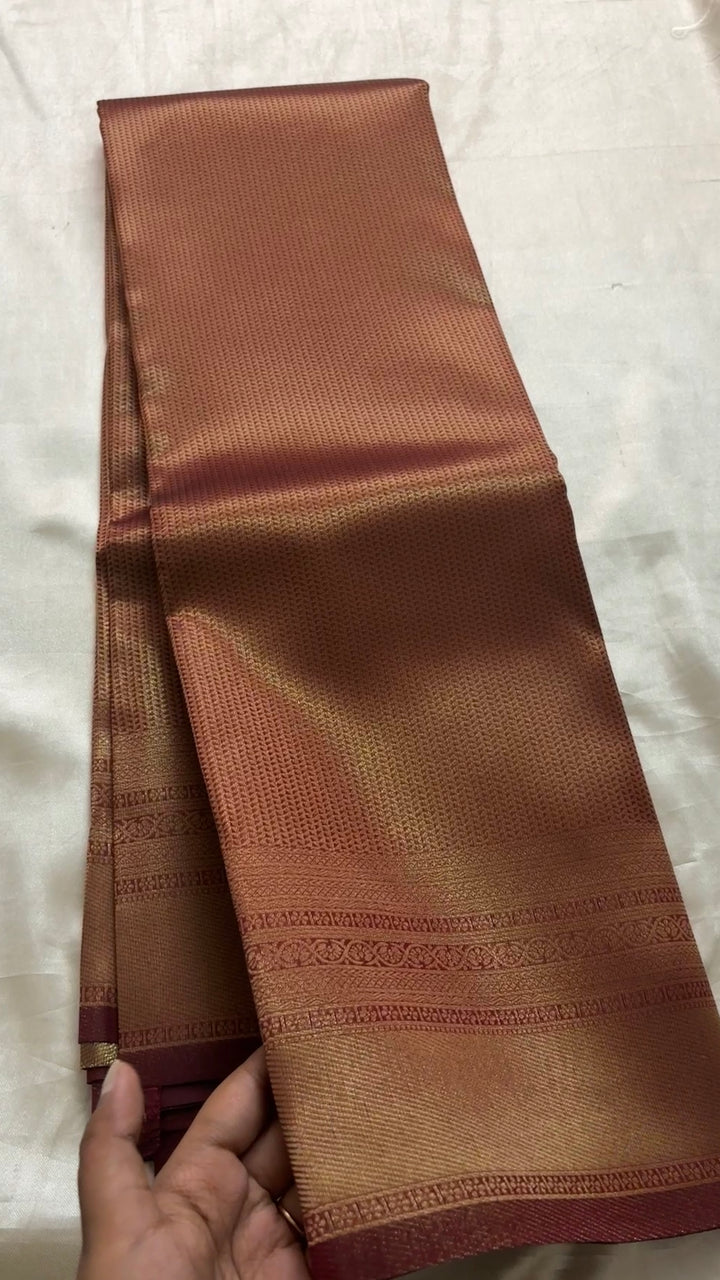 Semi brocade soft Silk KR110